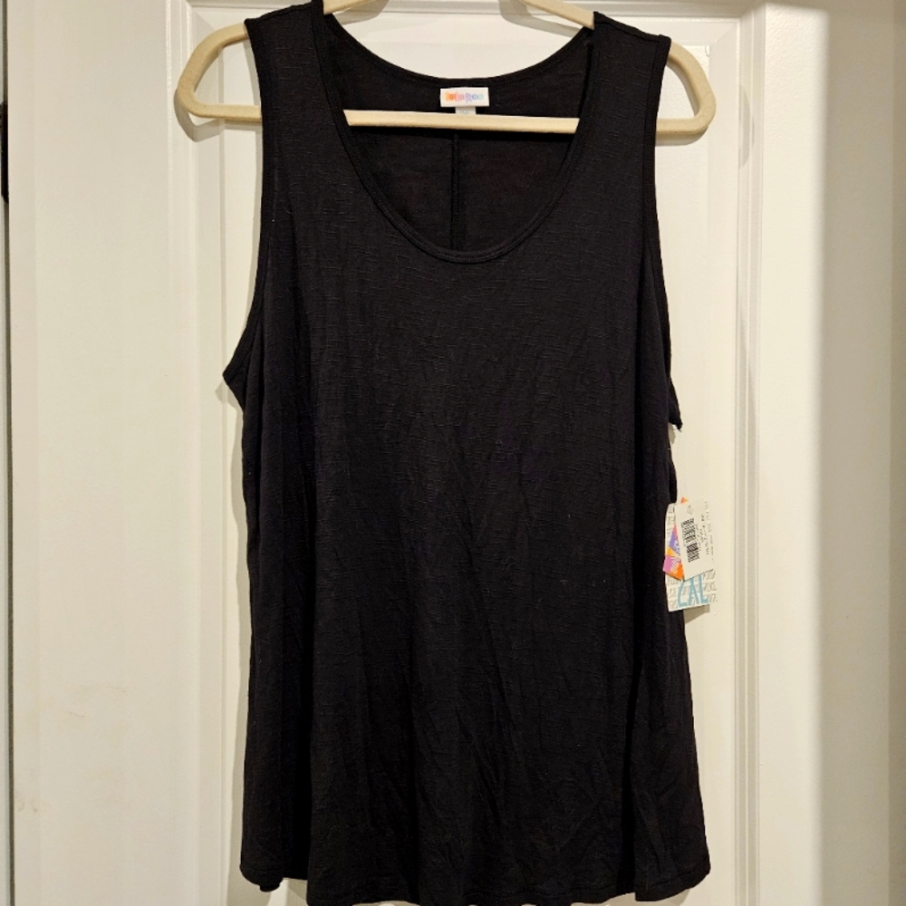 New Nwt Lularoe Soft Tank Top Black 2x 2xl